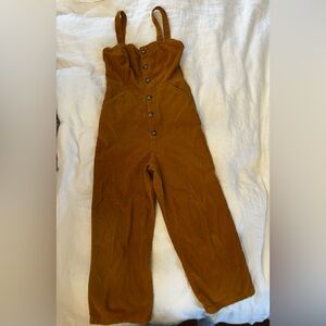 BDG Mustard Yellow Corduroy Overalls Size Medium